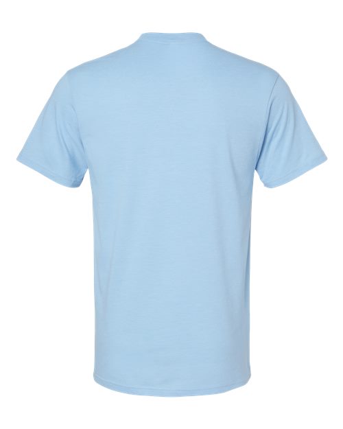 American Apparel 2001CVC Heather Light Blue — back
