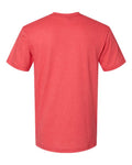 American Apparel 2001CVC Heather Red — back