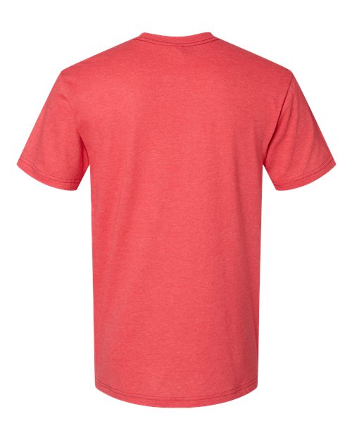 American Apparel 2001CVC Heather Red — back