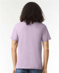 American Apparel 2001CVC Heather Lilac — on model back