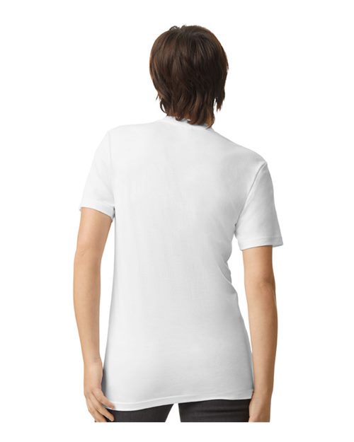 American Apparel 2001CVC White — on model back