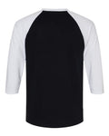 American Apparel 2003CVC Black/ White — back