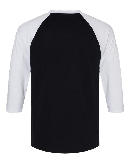 American Apparel 2003CVC Black/ White — back
