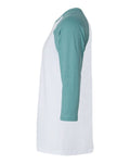 American Apparel 2003CVC White/Heather Arctic — direct side