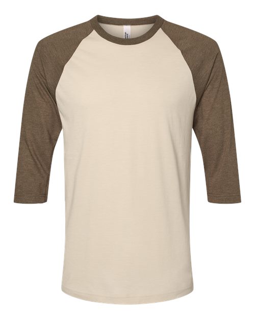 American Apparel 2003CVC Heather Bone/ Heather Army — front