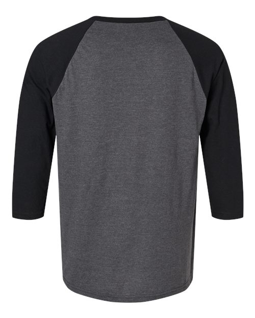 American Apparel 2003CVC Heather Charcoal/ Black — back