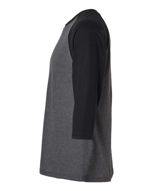 American Apparel 2003CVC Heather Charcoal/ Black — direct side