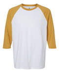 American Apparel 2003CVC White/ Heather Mustard — front
