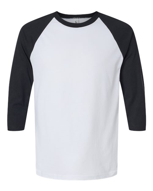 American Apparel 2003CVC White/ Black — front