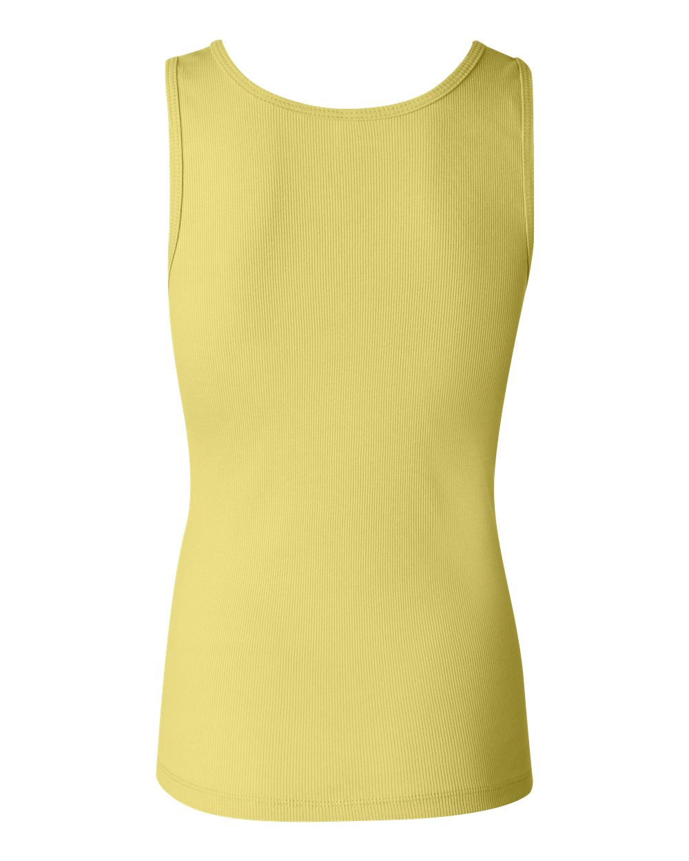 Women's 2x1 Rib Tank - Yellow