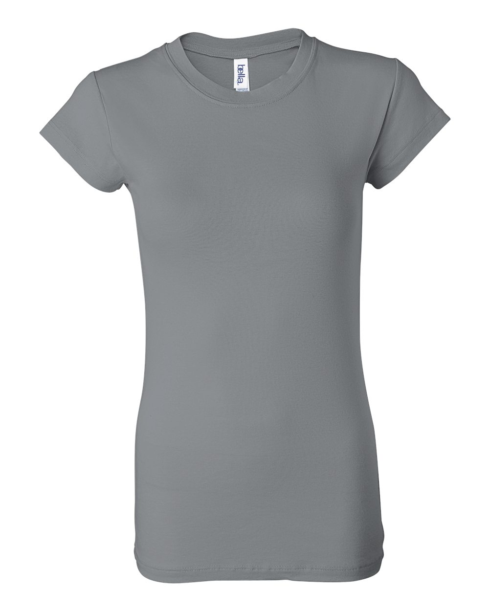 Women's Sheer Mini Rib Short-Sleeve T-Shirt - Granite