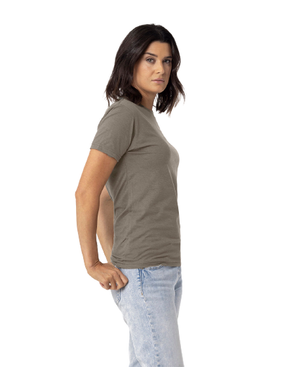 Unisex CVC Crewneck T-Shirt - Warm Gray
