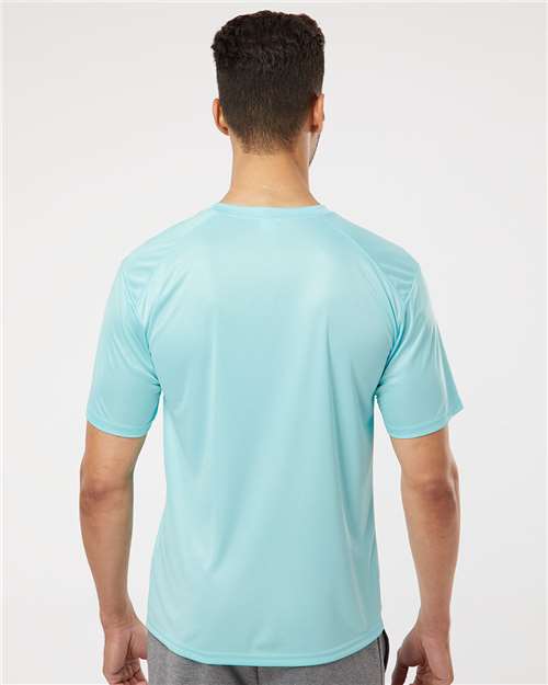Paragon 200 Aqua Blue — on model back
