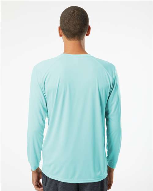 Paragon 210 Aqua Blue — on model back