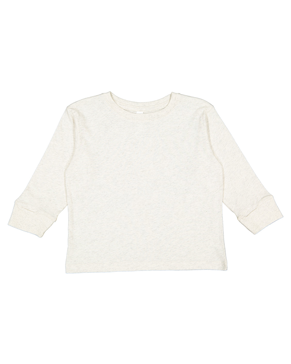 Toddler Long-Sleeve Fine Jersey T-Shirt - Natural Heather