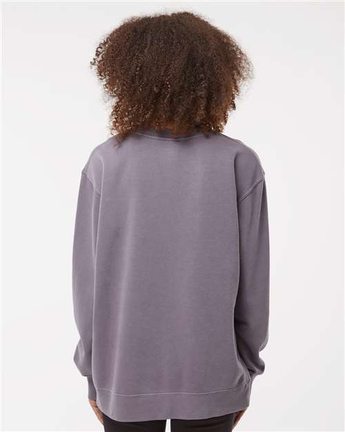 Independent Trading Co. PRM3500 Pigment Plum — on model back