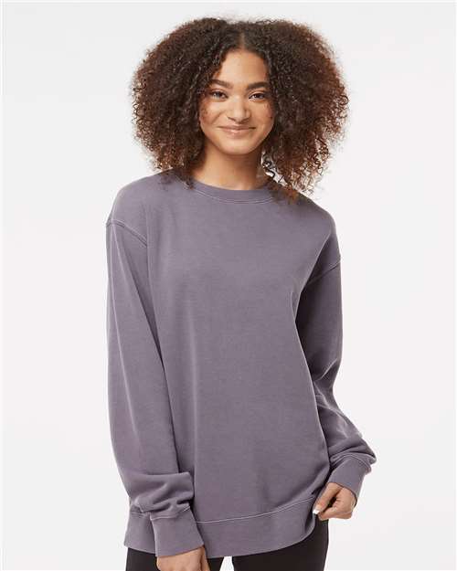 Independent Trading Co. PRM3500 Pigment Plum — on model front