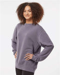 Independent Trading Co. PRM3500 Pigment Plum — on model side