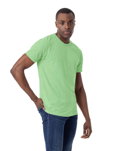 Unisex CVC Crewneck T-Shirt - Apple Green