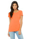 Bella + Canvas B8413 - Women's Triblend Short-Sleeve T-Shirt - Orange Triblend