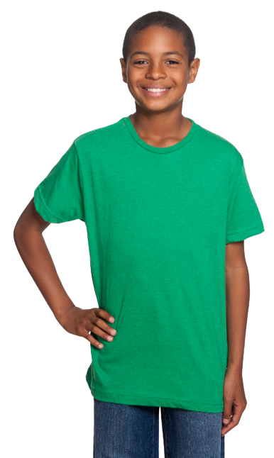 Youth Fine Jersey T-Shirt - Vintage Green