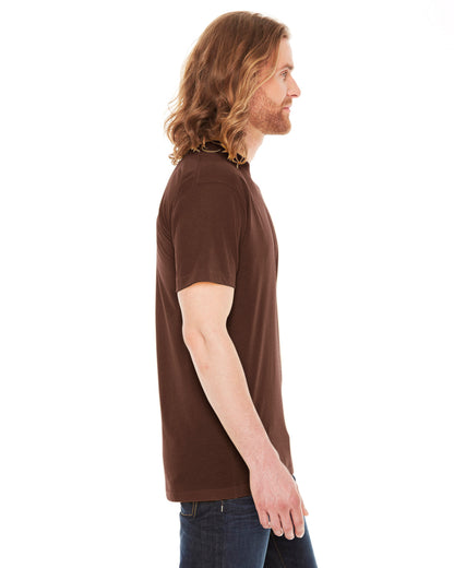 Unisex Poly-Cotton USA Made Crewneck T-Shirt - Brown