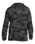 J. America 8815 Black Camo Heather — front