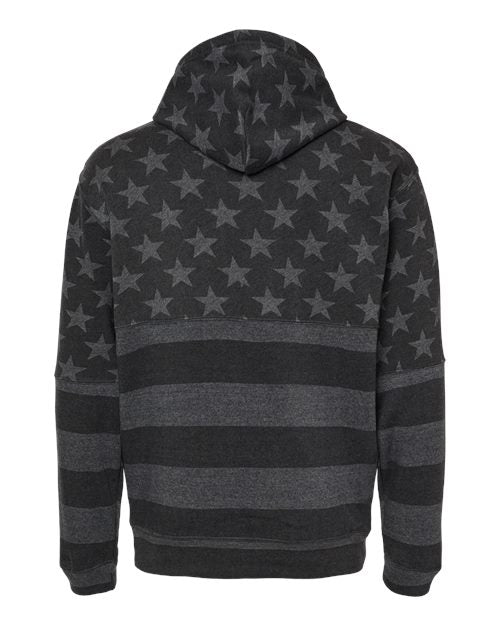 J. America 8815 Black Stars & Stripes — back