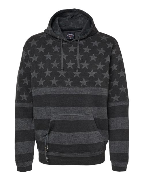 J. America 8815 Black Stars & Stripes — front
