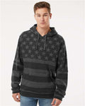 J. America 8815 Black Stars & Stripes — on model front