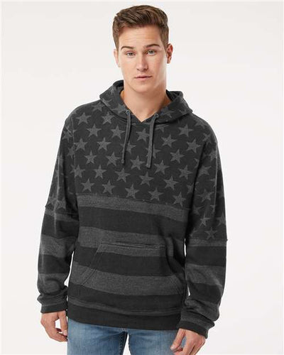 J. America 8815 Black Stars & Stripes — on model front