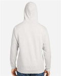 J. America 8815 Oatmeal Heather — on model back