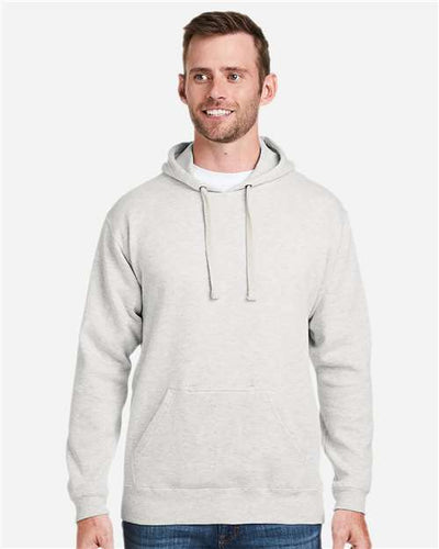 J. America 8815 Oatmeal Heather — on model front