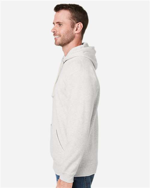 J. America 8815 Oatmeal Heather — on model side