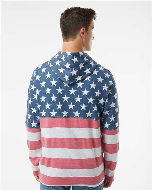 J. America 8815 Stars & Stripes — on model back
