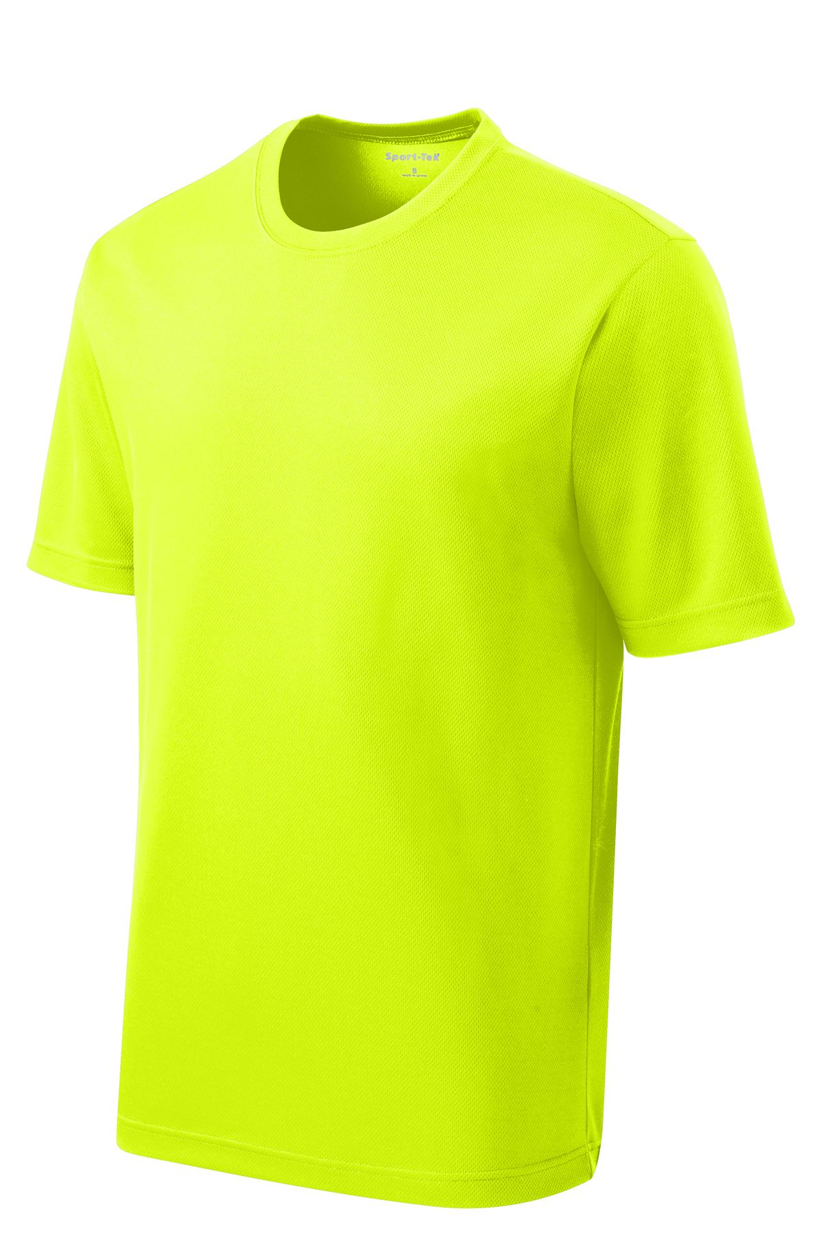 Unisex PosiCharge RacerMesh Tee - Neon Yellow