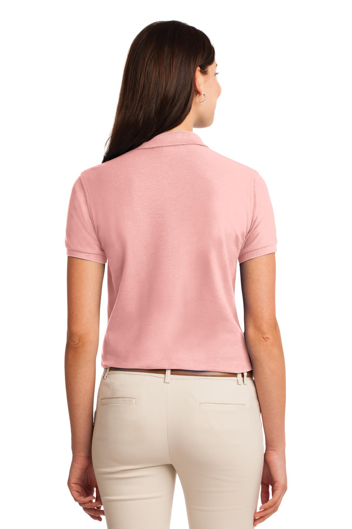 Women's Silk Touch Polo - Light Pink