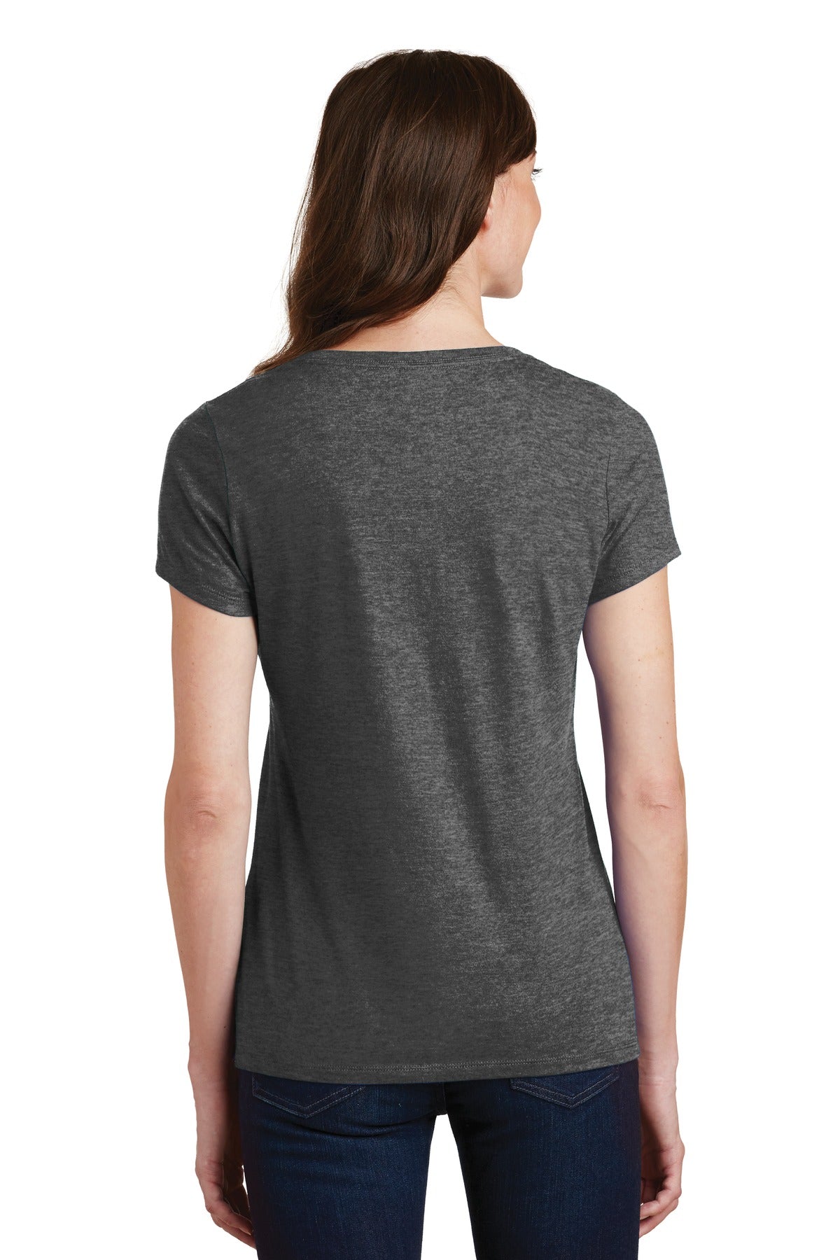Women's Fan Favorite V-Neck Tee - Dark Heather Gray