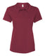 All Sport W1709 - Women's Performance 3-Button Mesh Sport Shirt - Sport Maroon