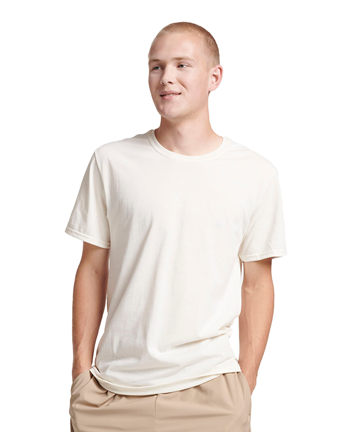 Essential 60/40 Performance T-Shirt - VINTAGE WHITE