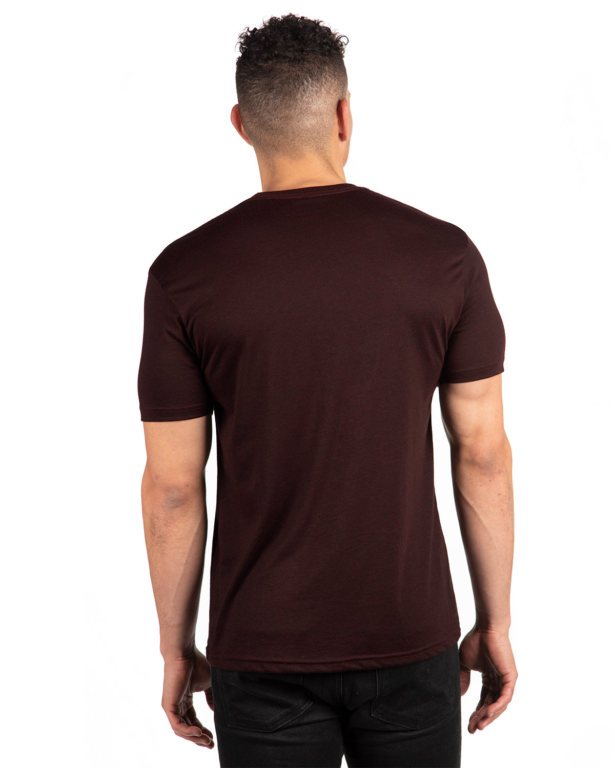 Unisex Triblend Crew - Cardinal Black