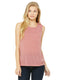 Bella + Canvas B8803 - Women's Flowy Scoop Muscle Tank - Mauve Marble