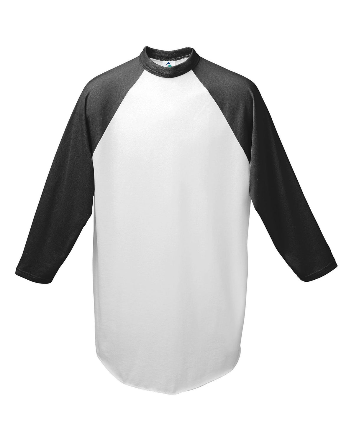 Youth Three-Quarter Sleeve Baseball Jersey - White / Black