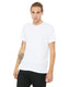 Bella + Canvas 3650 - Unisex Poly-Cotton Short-Sleeve T-Shirt - White