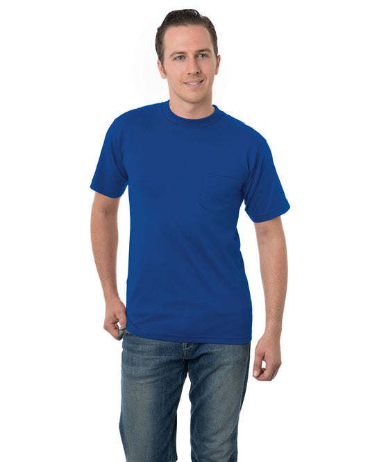 Unisex Cotton Pocket T-Shirt - Royal Blue