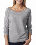 Women's French Terry 3/4-Sleeve Raglan - Heather Gray