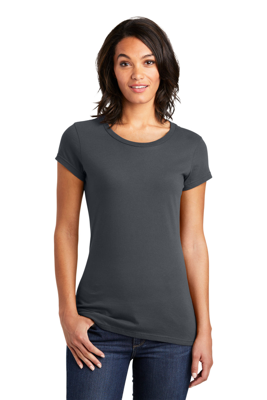 Women's Fitted Very Important Tee - Charcoal