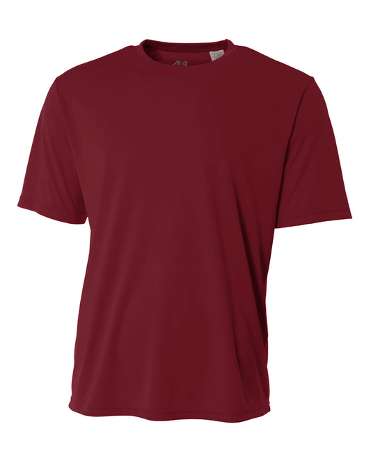 A4 Youth Sprint Performance Tee - MAROON