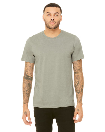 Unisex Heather CVC T-Shirt - Heather Stone