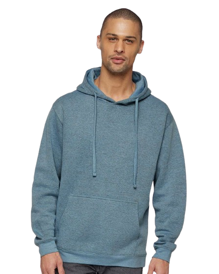 Unisex Pullover Fleece Hoodie - Bermuda Blackout